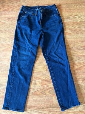 J. Crew Women's Straight-Leg Indigo Blue Jeans